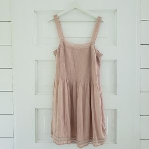 WILFRED Dusty Pink Lace Summer Strappy Dress